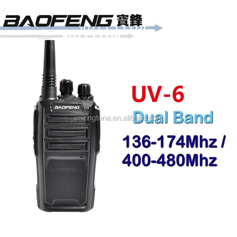 Cheap Baofeng UV-6 Dual Band Two Way Radio Uhf Vhf Long Distance Range Walkie Talkies 8 W