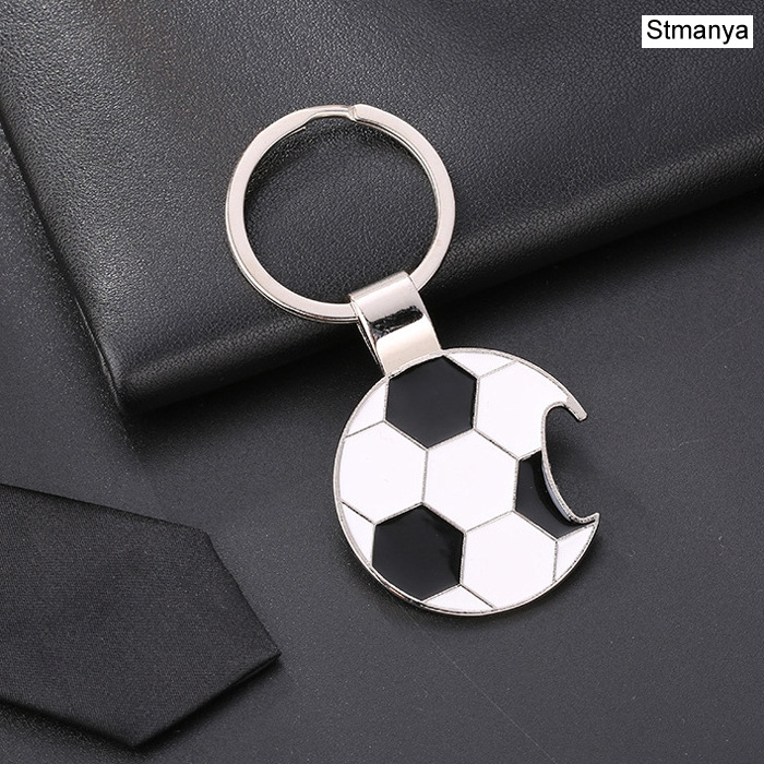 Fashion football Metal Keychain men gift Key chain Soccer Shoes and Football Car Key Ring Gift party Keychains