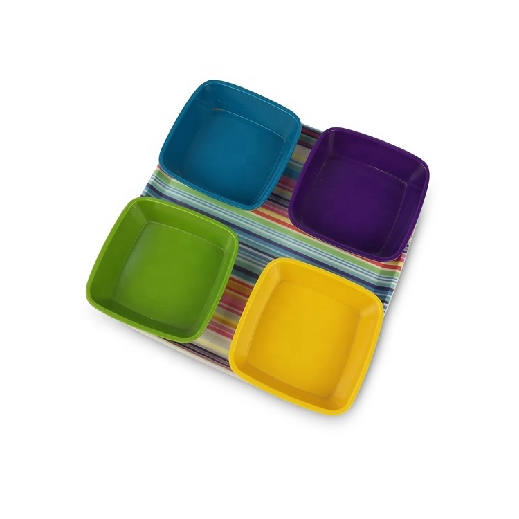 Available in Several Capacities replacement dinner plates and Square Serving Melamine Platters and Bowls