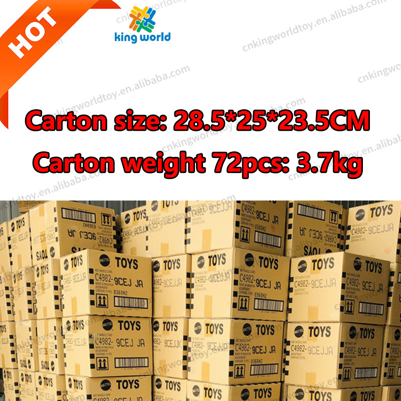 Hot Sale 2024 Genuine Wholesalers 72PCS Box Original Carton 1/64 Wheels Diecast Car Hot Free Wheel Alloy Car Truck Diecast Toy