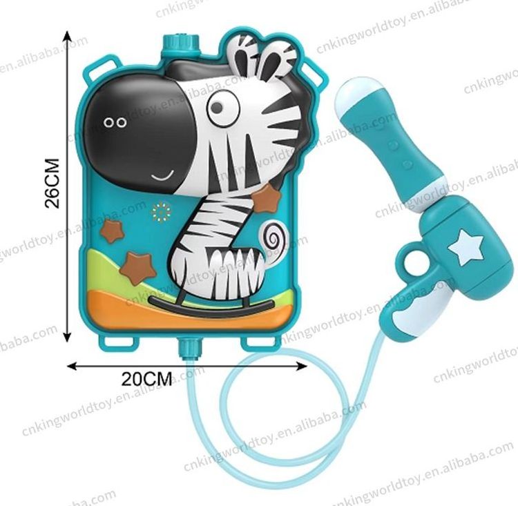 2024 Summer Toys Plastic Gun Cute Cartoon Toy Kids Backpack Unicorn Water Gun Beach Splashing Water Gun Gifts for Kids