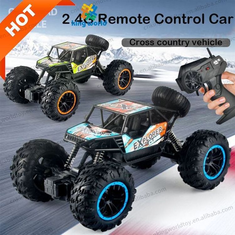 2.4G 1:16 Large Size 45 Degrees Uphill Tpr Anti-skid Tire Lights All Terrain 4x4 Off-road Vehicle Juguetes Rc Car Hobby Toys