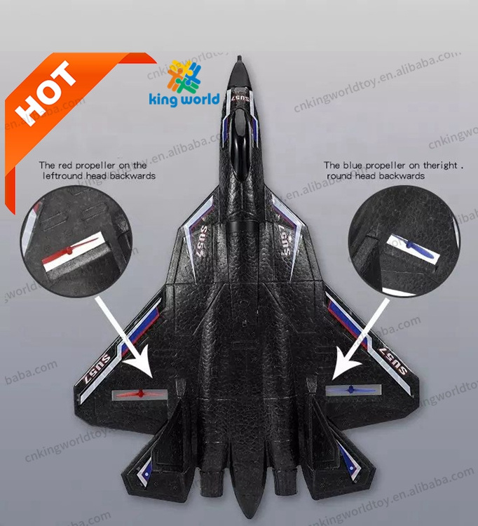 Su 57 Rc Foam Plane Unbreakable Flying EPP Juguete Oyuncak Ucak Radio Avion Fighter Planeador Airplane Control Rc Pla