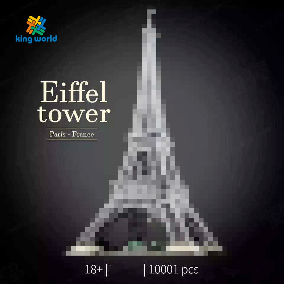 Factory price 10001pcs Compatible 10307 Architecture Pairs Eiffel Tower building block Model kits Creator Expert Building toy