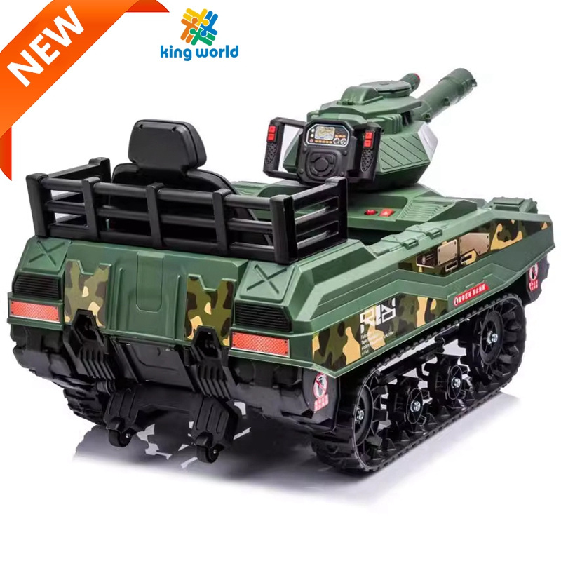 New 2024 Model Double-drive Ride on Car 12v 24V Battery Operated kid Ride on Tank Car Fire Baby Electric Ride On Cartractor Toys