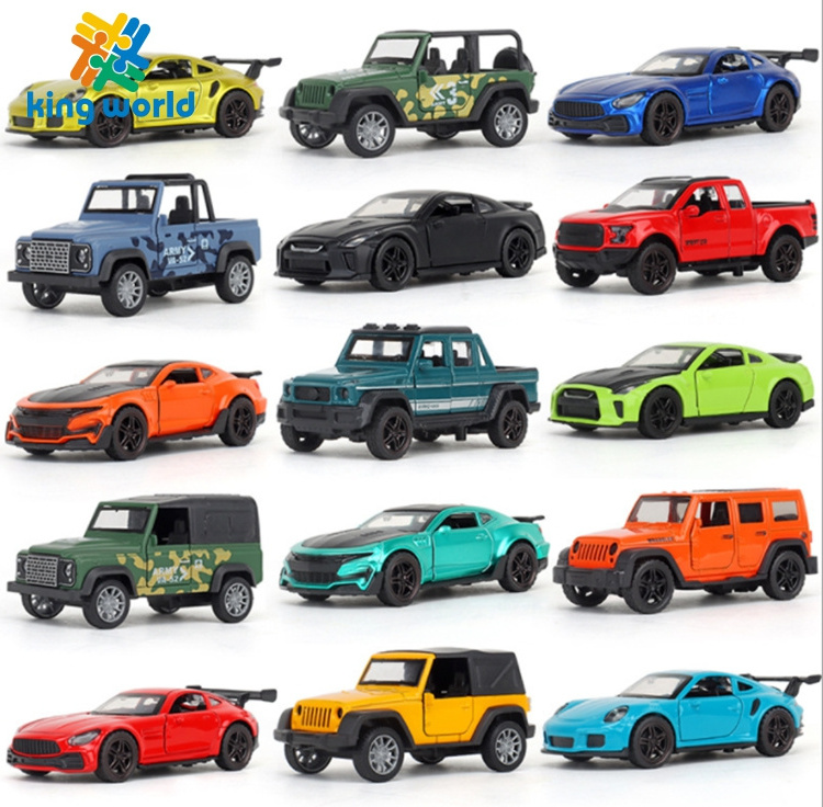 1:36 Diecast Toy Vehicles Back Model Car Pull back toy car Wholesale plastic creative DIY pull back car