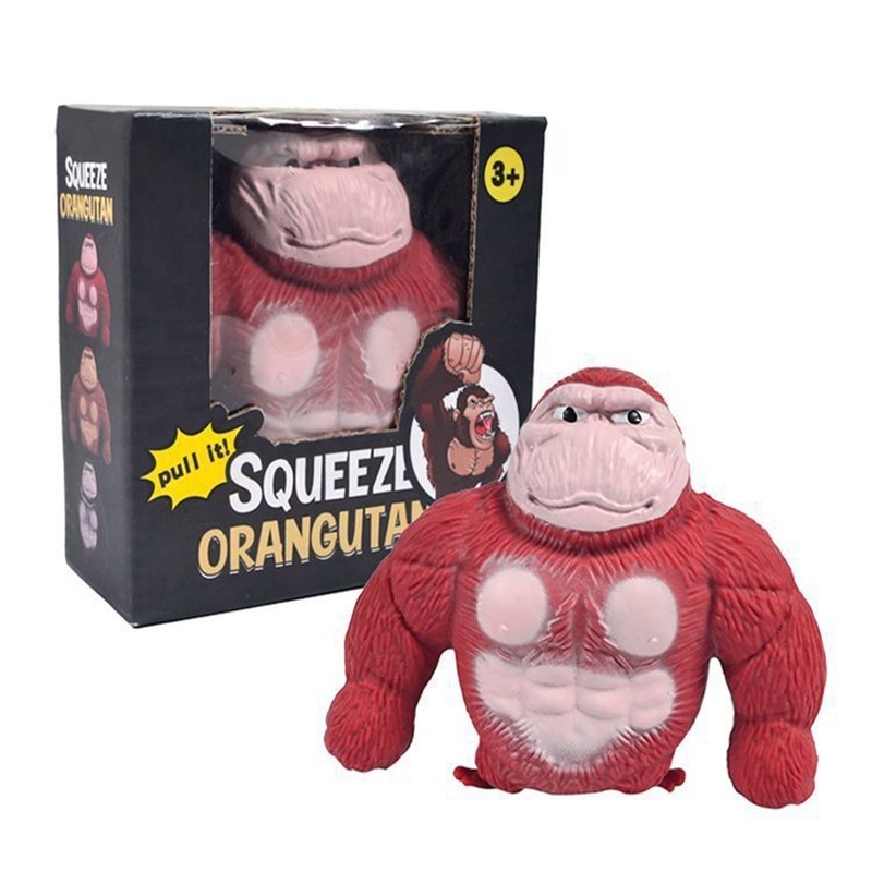 NEW Arrivals Anti Stress Squishy Toys Grow Toys Squeeze Gorilla Squeeze Toys For Adults Stretch Gorilla