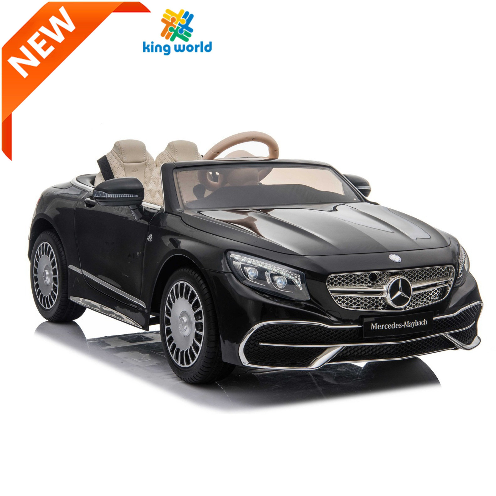 Wholesale License Benz Maybach S650 Cabriolet Toy 12V Powered Wheels For Kids Cars Baby Car Ride-On Car for Kids