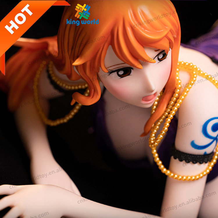 Hot Sale One Pieces Nami Anime Figure Silicone Toys Anime Sexy Real Girl Doll Modle Toy Action Figures