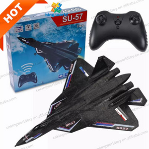 Su 57 Rc Foam Plane Unbreakable Flying EPP Juguete Oyuncak Ucak Radio Avion Fighter Planeador Airplane Control Rc Pla