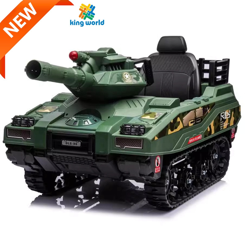 New 2024 Model Double-drive Ride on Car 12v 24V Battery Operated kid Ride on Tank Car Fire Baby Electric Ride On Cartractor Toys