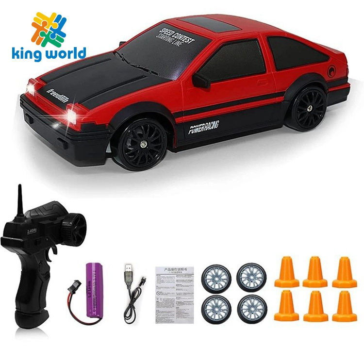 RC Car GTR Remote Control Drift Cars on Radio Station Toys for Boys Gifts 4WD 2.4G Racing Electric Machine for Radio-Controlled