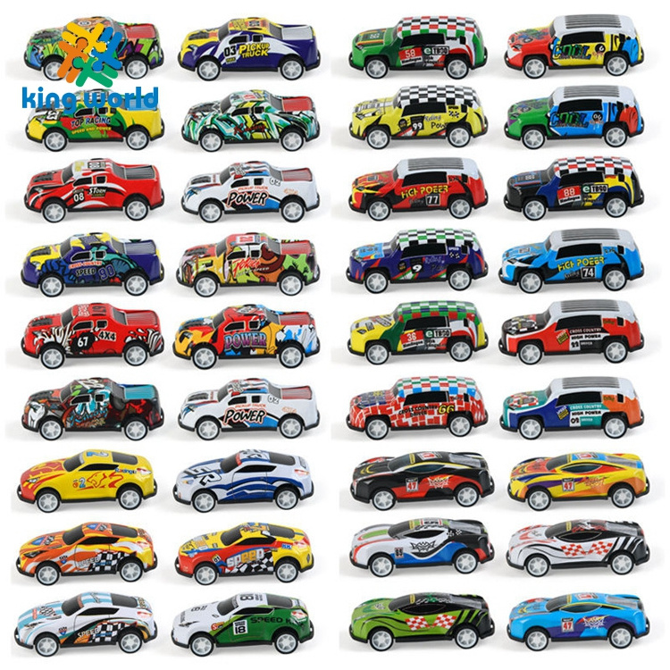 Alloy customized promotional simulation miniature 1/64 diecast toy vehicles back model car pull back toy car in bulk