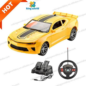 1/16 RC Fast 4-channel 4wd remote control toys car with lights racing drifting toy super hobby car with pedal Fast RC Drift Cars