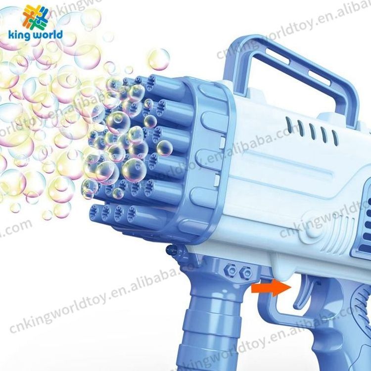 2024 New 32 Holes Electric Bubble Gun Machine Soap Bubbles Magic Outdoor Summer Toy For Children Automatic Bazooka Bubble Gun