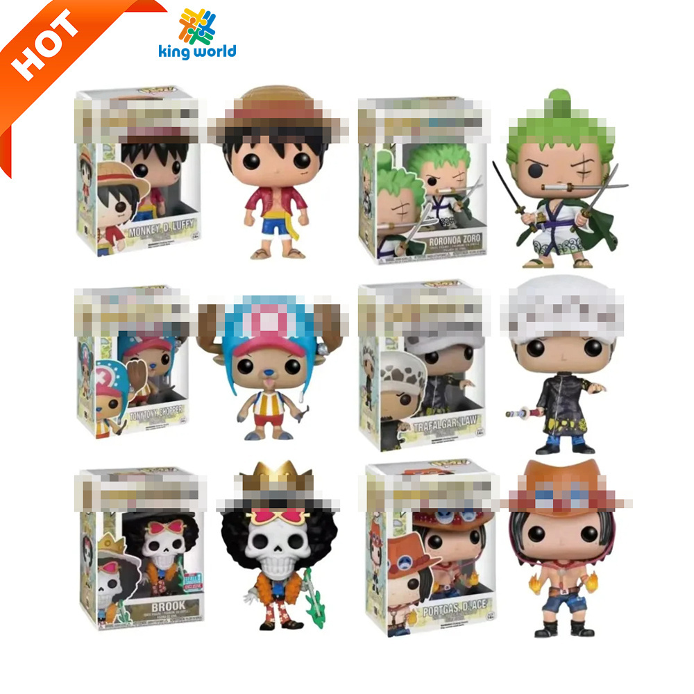 Funkoed POP One Piece Figure Luffy chopper AISI Luo luffytaro Action Figure Collection Model Toys Brinquedos for Children Gift