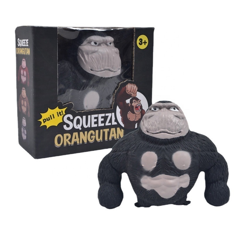 NEW Arrivals Anti Stress Squishy Toys Grow Toys Squeeze Gorilla Squeeze Toys For Adults Stretch Gorilla