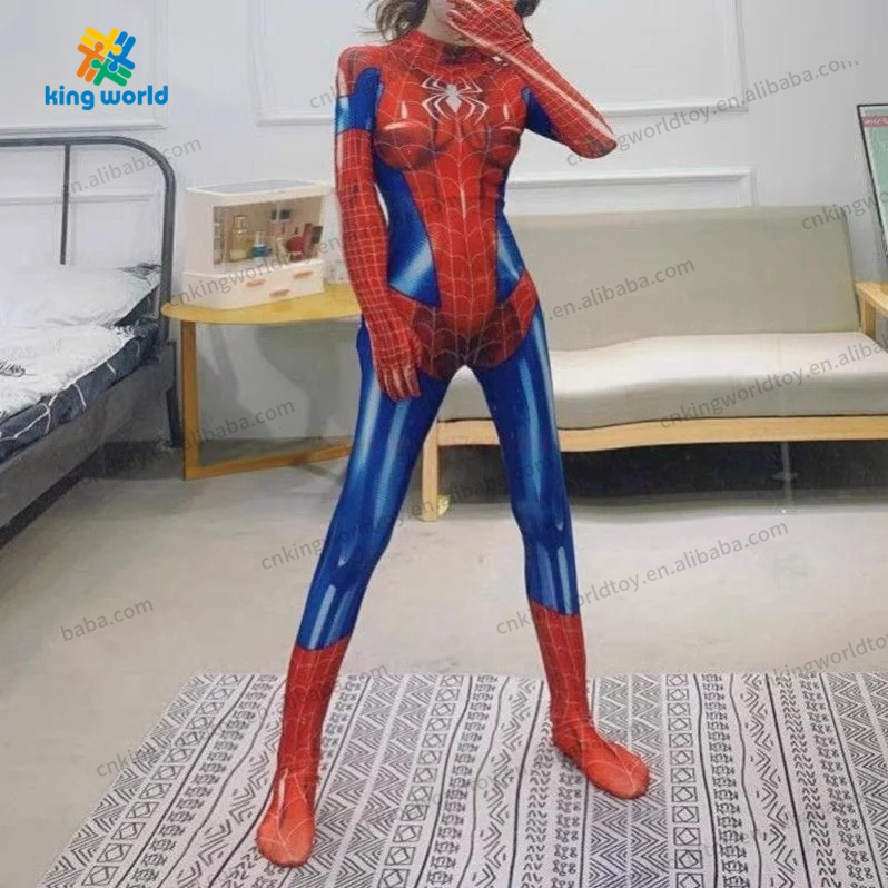 Sexy Black Cat Superhero Cosplay Costume For Spider Women Halloween Costume Christmas Tight 3d Printing Bodysuit Toys