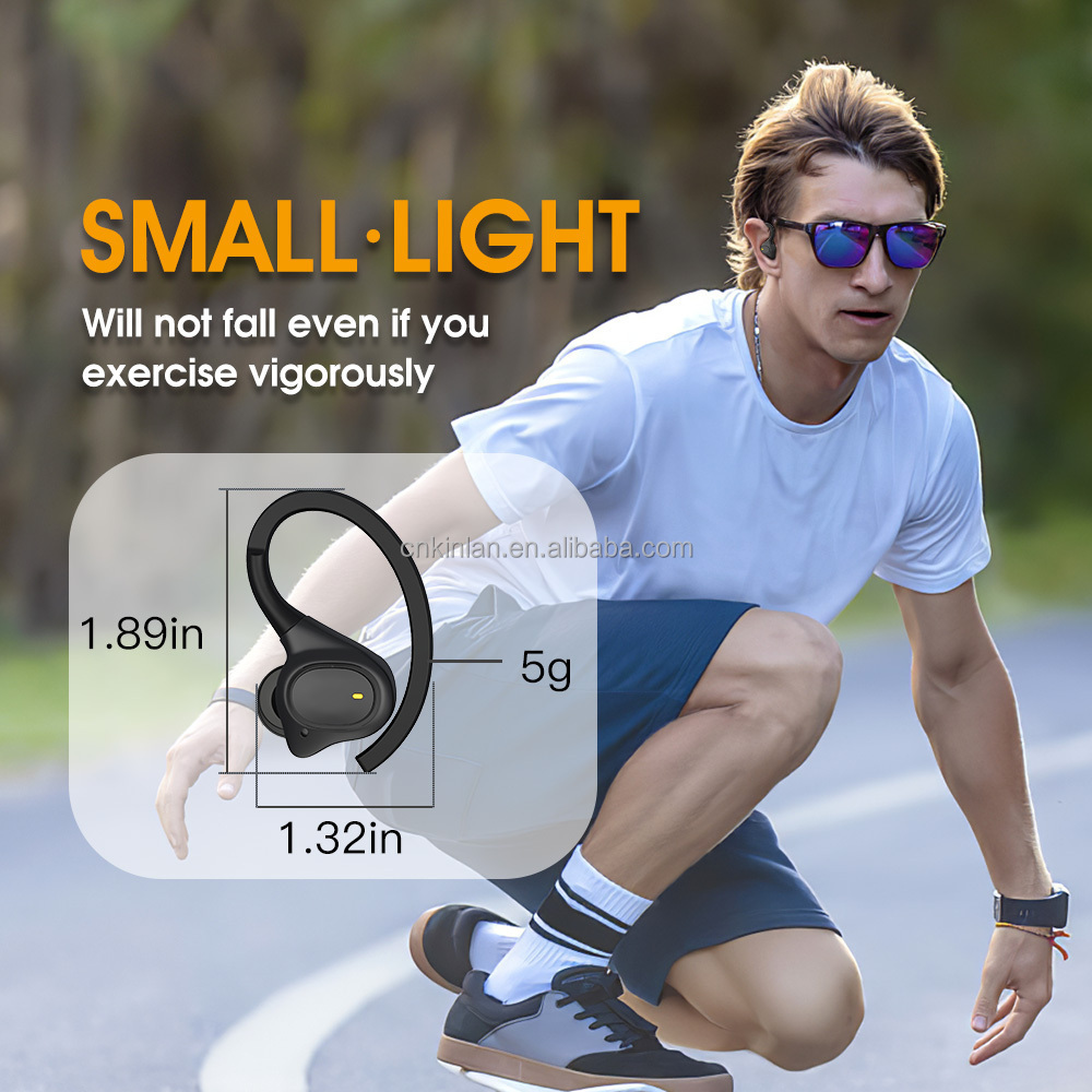 3EQ Option Wireless Stereo Earbuds Ear hook tws Bluetooth Headset Mini Sport Earbuds In Ear Earphones Headphones