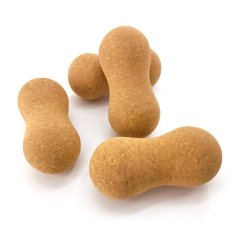 Guaranteed quality unique wholesale cork massage peanut ball for yoga pilates exercise