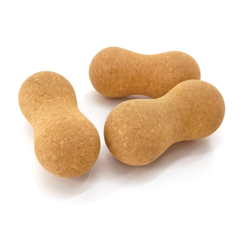 Guaranteed quality unique wholesale cork massage peanut ball for yoga pilates exercise