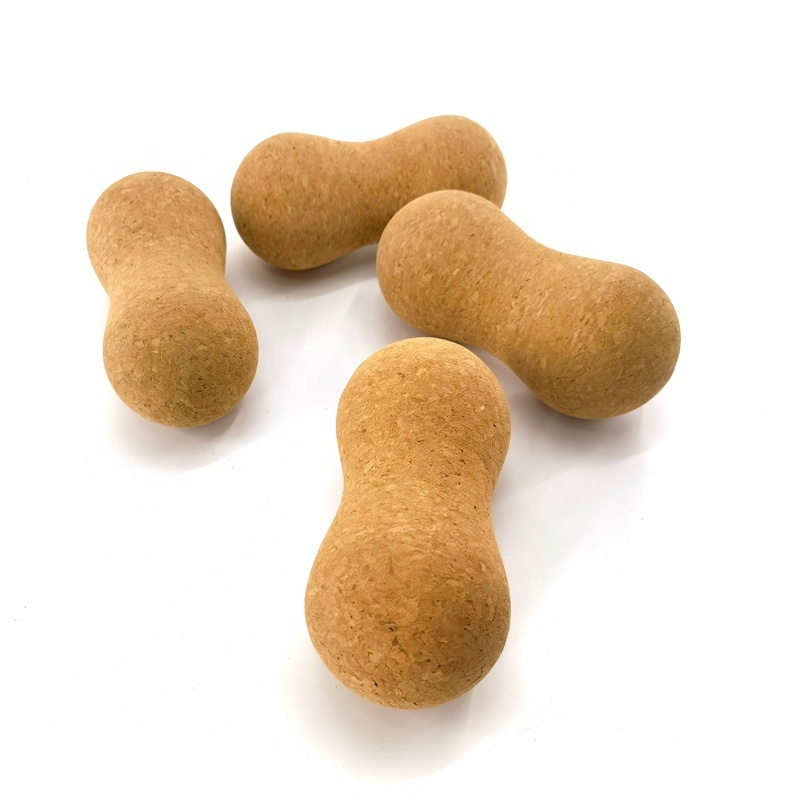 Guaranteed quality unique wholesale cork massage peanut ball for yoga pilates exercise