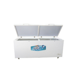 big capacity solar power 12V 24V foaming door BD-1280 refrigerator industrial deep freezers with lock