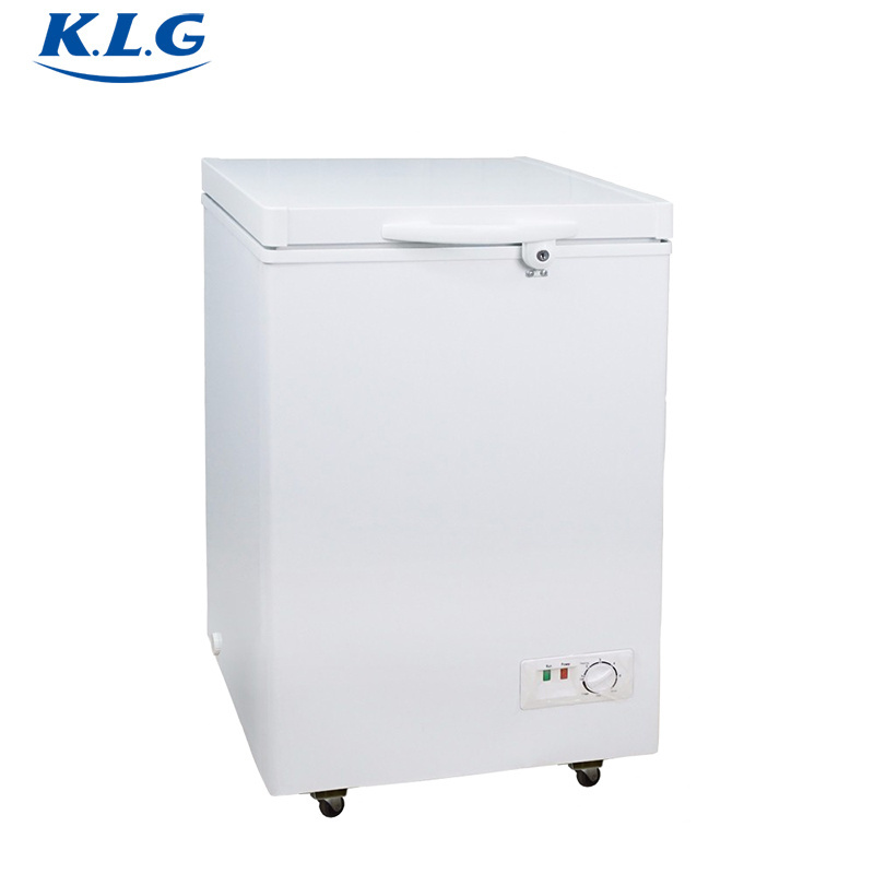 big capacity solar power 12V 24V foaming door BD-1280 refrigerator industrial deep freezers with lock