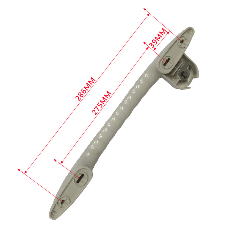 Well design top open double freezer door handle with cover and lock for refrigerator handle home appliance parts