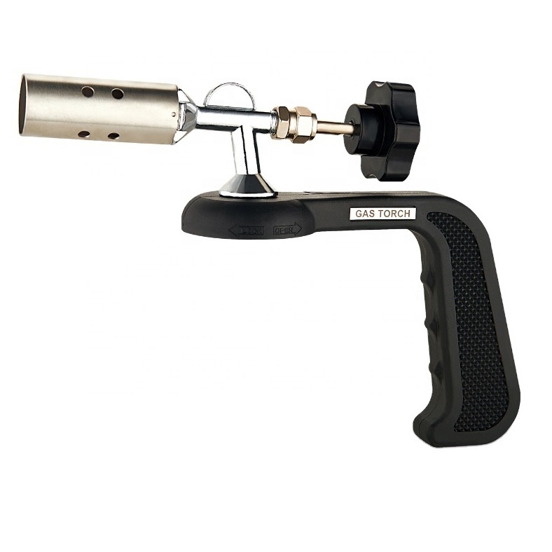 Inflatable Jet Flame Lighter Welding Torch Soldering Gun Stainless Steel 220g GAS TORCH Butane Gas Can/cartridge KLL-7009