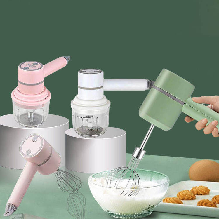 USB Food processor electric hand mixer egg beater meat grinder baking tools