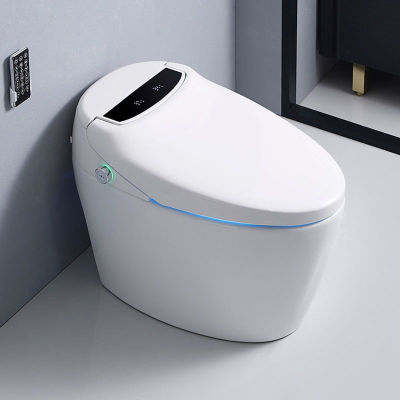 Kemei Wares Automatic Bidet One Piece Toilet Modern Bathroom Ceramic Wc Intelligent Smart Toilet With Remote Control