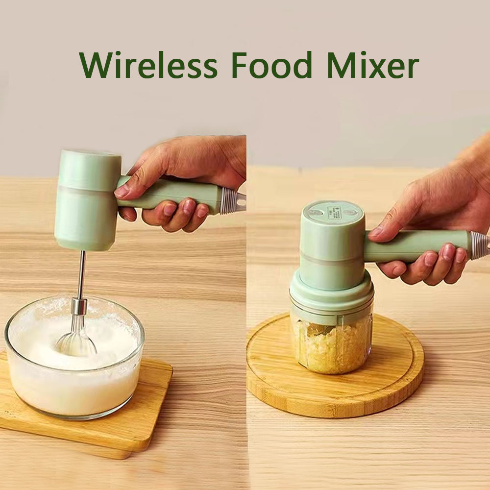 USB Food processor electric hand mixer egg beater meat grinder baking tools