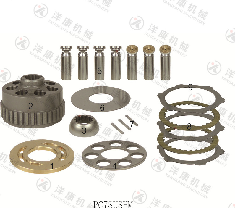 Factory Price Hyundai Excavator Hydraulic Swing Motor Spare Parts Repair Kit  for PC200 PC360 PC60 kmf31kmf41