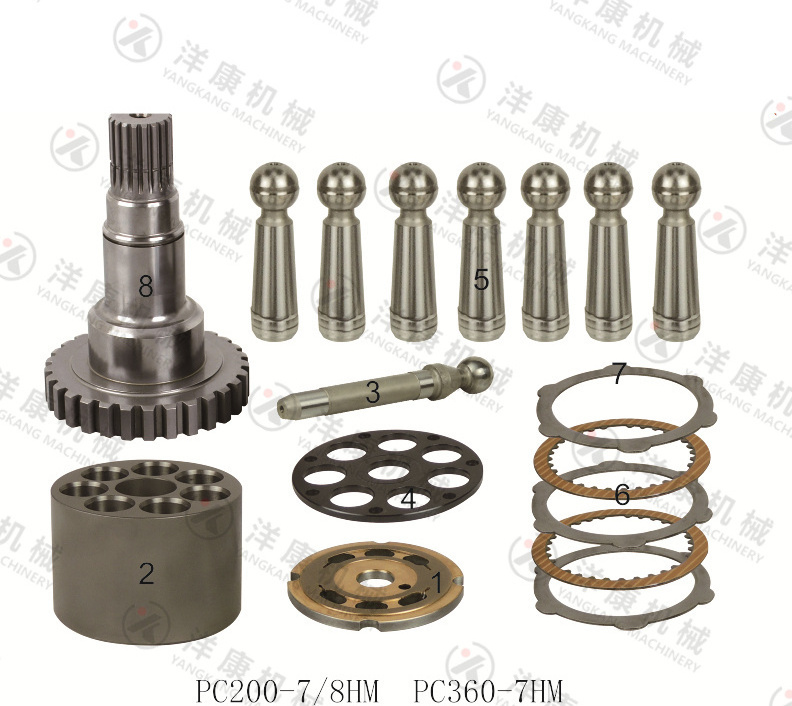 Factory Price Hyundai Excavator Hydraulic Swing Motor Spare Parts Repair Kit  for PC200 PC360 PC60 kmf31kmf41