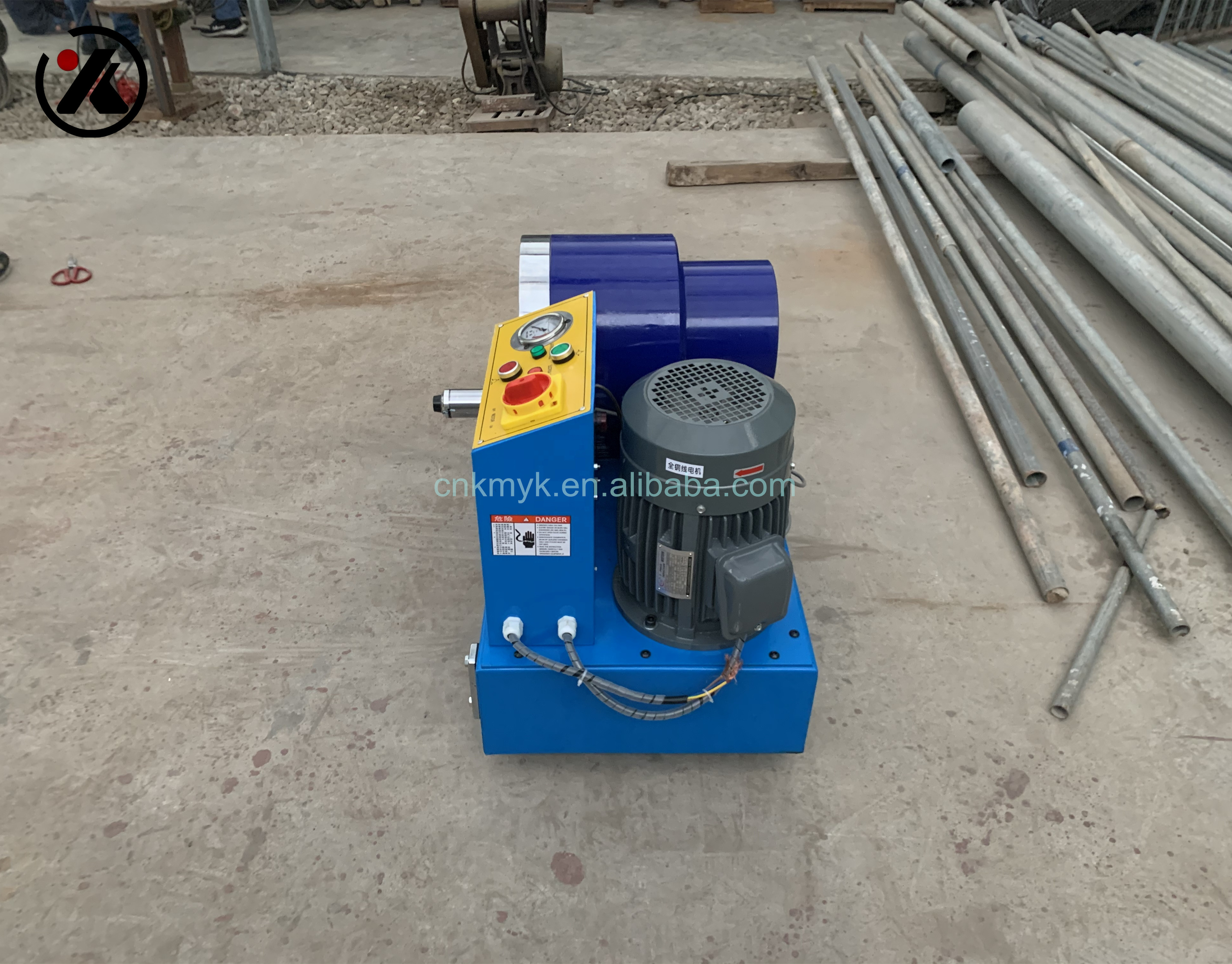 DX68 hose crimping machine 380V/220V, 1/4-2 inch hydraulic crimper machine 50hz/60hz