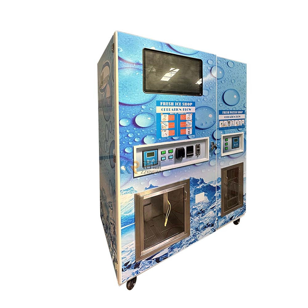 Ice Vending Machine With Ro Filter 24H Service Coin Ice Vending Machine