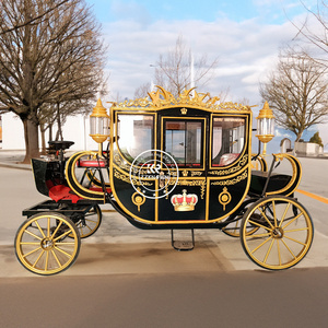 OEM Electric Princess Royal Horse and Carriage Girls Wedding luxurious royal carriage for sale horse drawn carriages