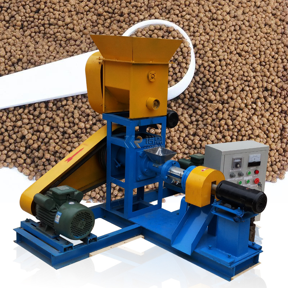 2024 Electric Animal Fish Feed Pellet Making Machine for Pet Nigeria Dog Cat Food Floating Fish Pellet Extruder