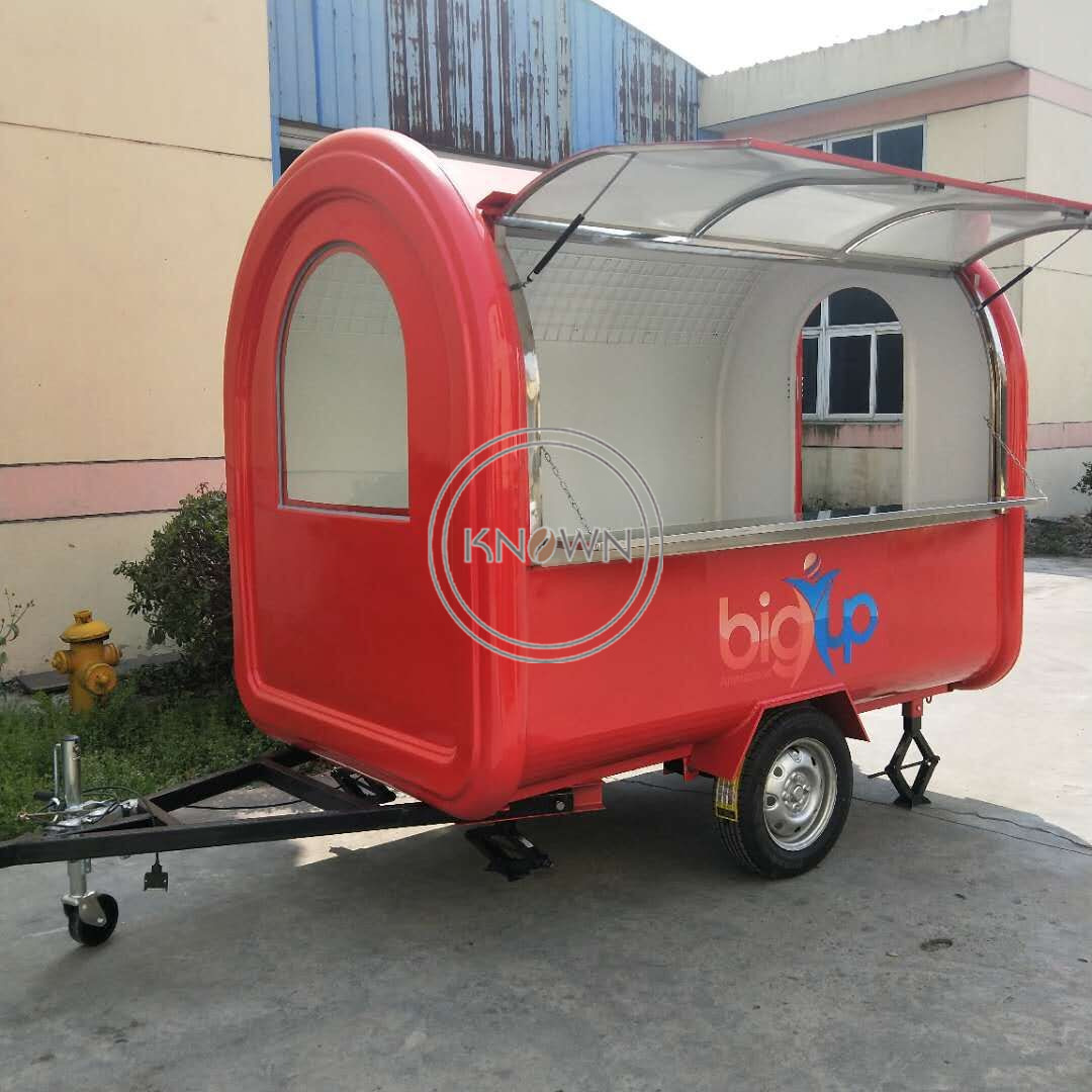 2024 Multifunction Food Vending Truck Mobile Street Kitchen Hot Dog Trailer with CE Certification Coffee Cart for Sale