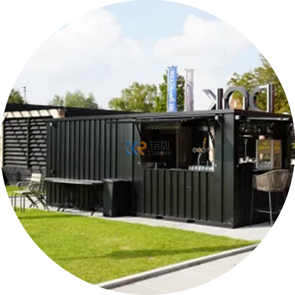 Pop-Up Coffee Shop 9ft 16ft 19ft Folding Foldable Movable Portable Moving Rental Self Storage Containers House In USA