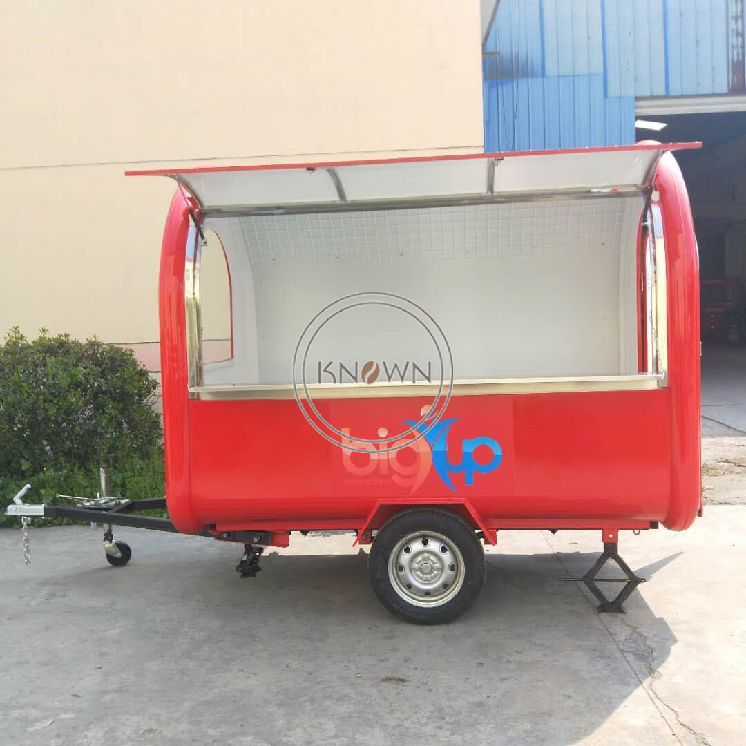 2024 Multifunction Food Vending Truck Mobile Street Kitchen Hot Dog Trailer with CE Certification Coffee Cart for Sale