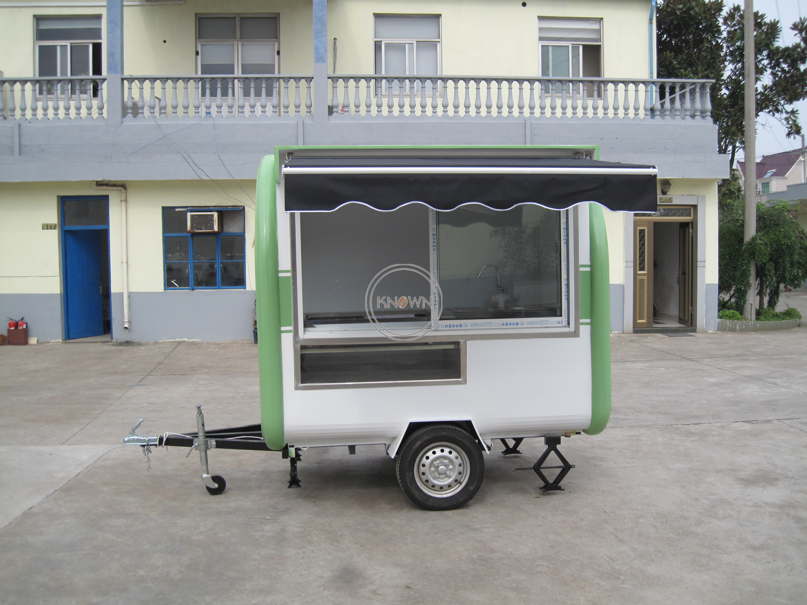 New 1 Year Dot Mini Coffee Fast Food Trailer Australian Mobile French Fries Cart Cheap