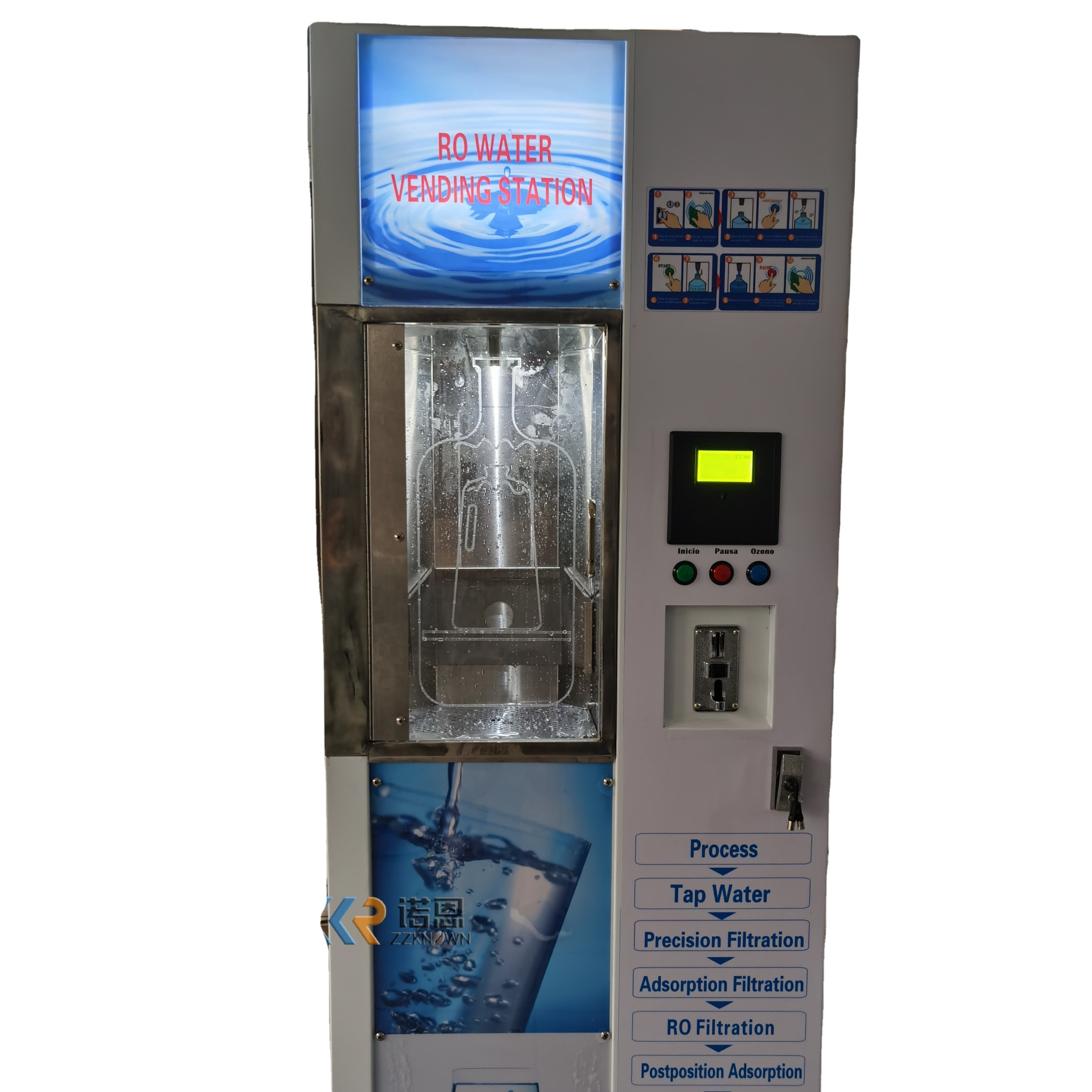 Water Bottle Vending Machine Pure Fresh 800GPD Water Vending Machine Price RO Drinking Water Vending Machine