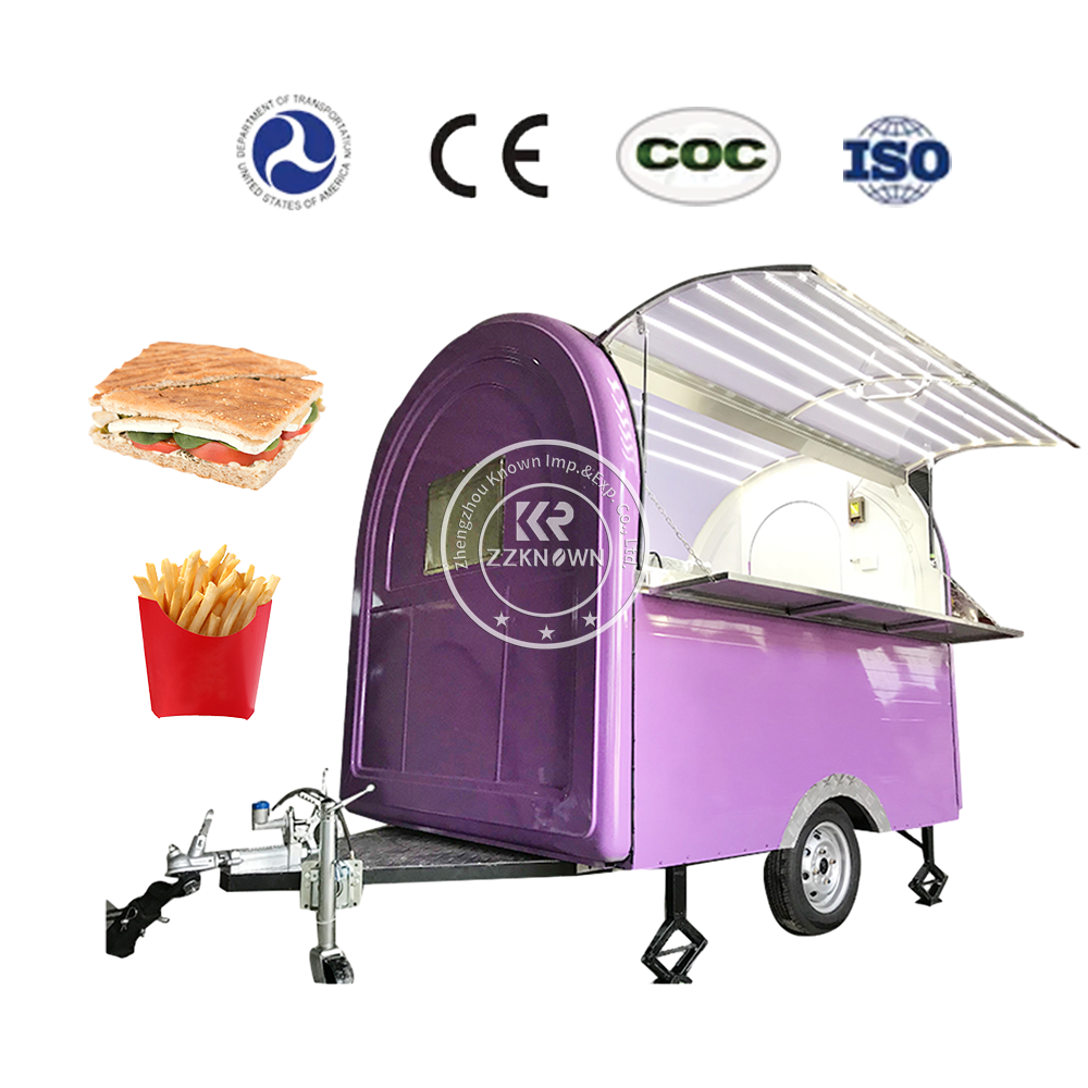 Airstream Ice Cream Food Truck Stainless Steel Bbq Popcorn Hot Dog Concession Food Trailer United States Food Cart For Sale