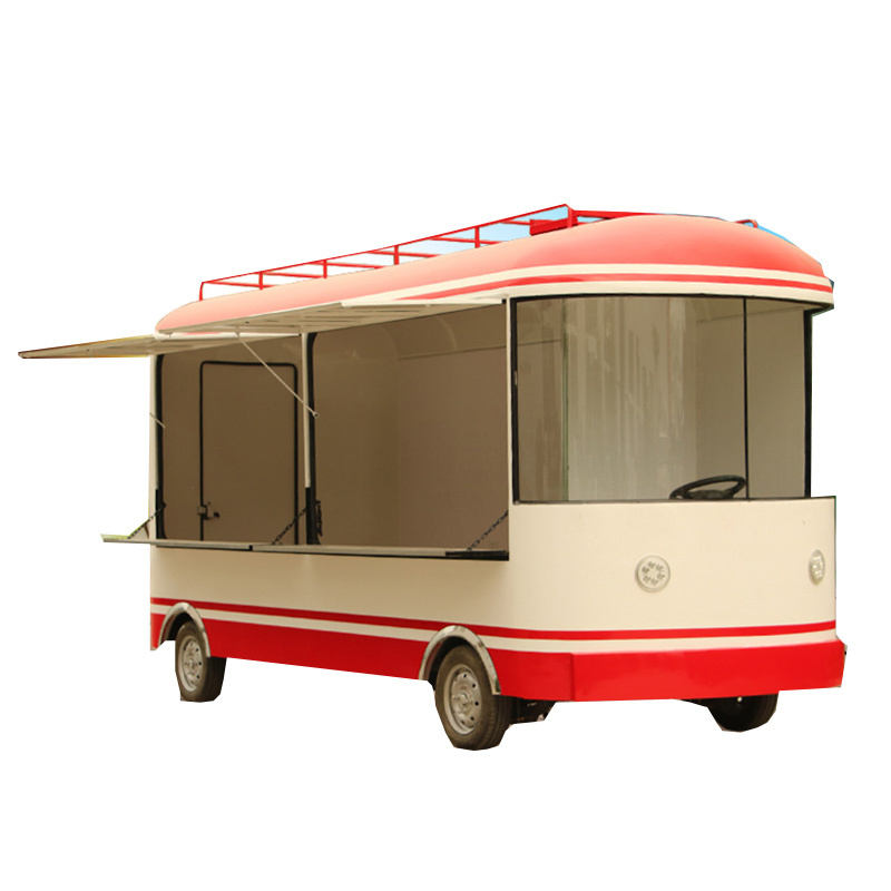 2024 Customized Fast Food Truck Street Mobile Churros Hot Dog Vending Cart Breakfast Catering Kiosk for Sale