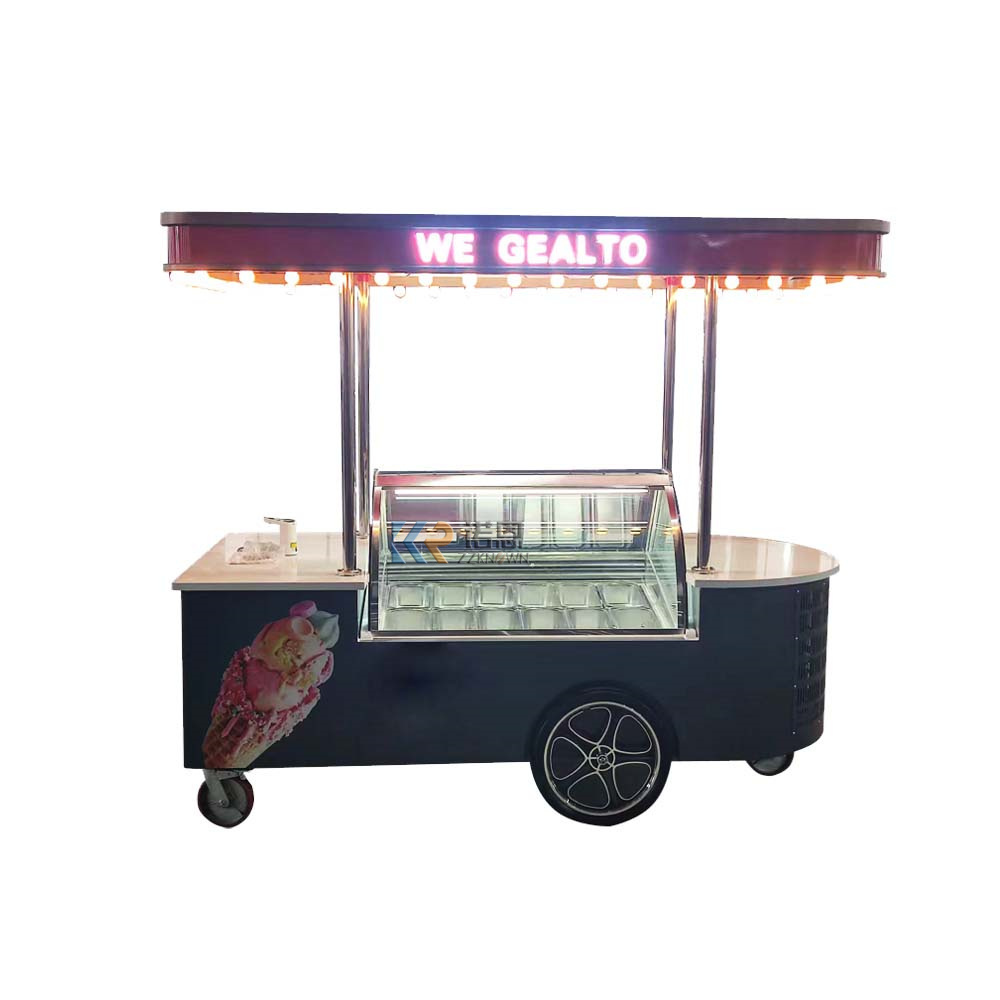 3 Wheels Small Chinese Coffee Vending Catering Food Cart Trailers Vintage Fast Food Carts Stand For Restaurant Trolley Cart