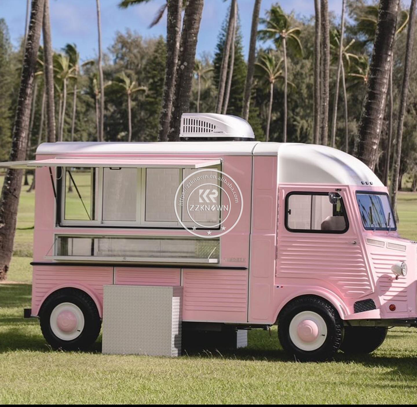 Mobile Food Truck For Slush Hot Dog Mobile Kitchen Hot Dog Cart Food Van Ice Cream Truck Electric Retro Car