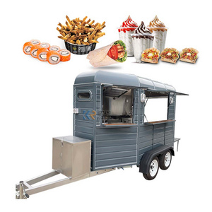 Food Carts with Kitchen Indoor Kiosk for Food and Behevrage Coffee Truck Mobile Food Trailer for Sale