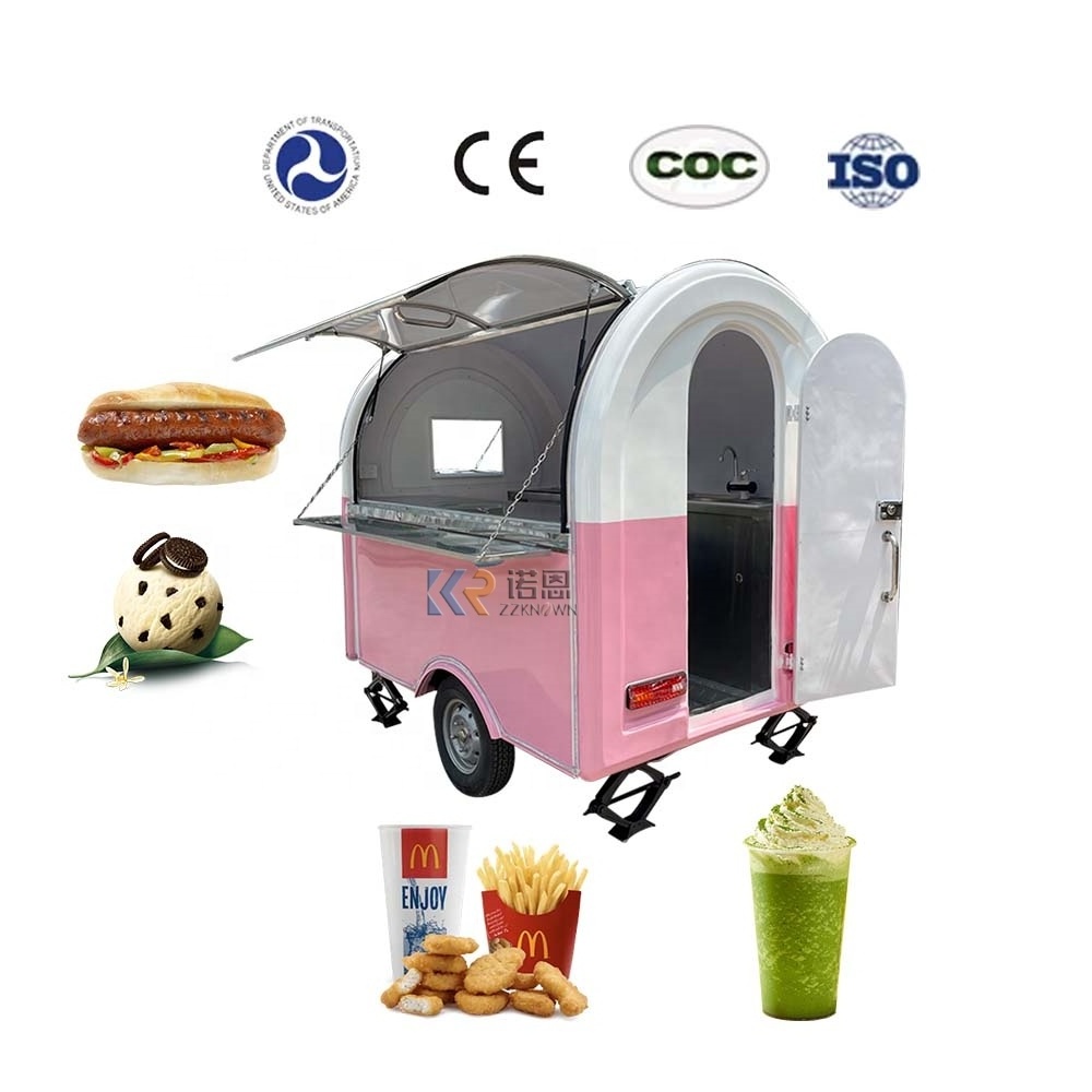 exterior kebab food/truck trailer set/fast food yogurt catering truck waterproof coffee trailer cart available for purchase